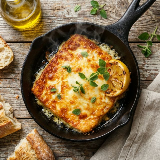 Dishes with Kasseri cheese